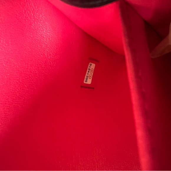 Chanel Crumpled Black Lambskin Quilted CC Links Top Handle Flap SMALL size - Picture 13 of 17